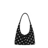 Bolso casual de gran capacidad para mujer, nuevo modelo principios de otoño 2026, bolso de hombro ligero para el día a día, bolso tipo cubo tote de lunares