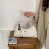 Bolso de hombro tipo tote para mujer, de estilo coreano, para el día a día, con textura de remaches, moderno, de lujo, nuevo retro chic, para llevar debajo del brazo