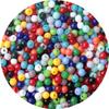 Cuentas de Vidrio Super Excelentes de 4 mm de Color Uniforme Libre Hechas a Mano DIY Pulsera Collar Accesorios de Joyería con Cuentas Cuentas Dispersas