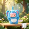 Llavero de Cabeza de Muñeco Ballena de Peluche Colgante Personalizado de IP de Dibujos Animados Hecho a Medida por Fábrica para Productos Culturales y Creativos