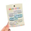 Herramienta para Flequillo y Peinado Infantil, Pinza Pequeña para el Cabello de Gota de Agua, Pasador Lateral para Niñas, Pinza Bb de Colores para Bebés Niñas
