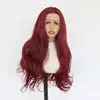 Peluca de Qingdao, para exportación, moda femenina, estilo europeo y americano, cabello de longitud media, estilo nuevo, peluca larga rizada con raya en medio, peluca completa