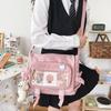 Bolso de hombro transparente estilo coreano para mujer, bandolera con diseño de oso antiguo, estilo estudiante, estilo nuevo de verano de 2021