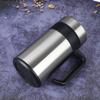 Taza de vacío de acero inoxidable 304, taza de té de oficina con asa, taza de agua de negocios para hombres, taza de té con letras de regalo