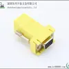 Adaptador de Computadora Spot HDB15 a RJ45, RJ45-VGA15 Hembra Negro Puede Equiparse con Múltiples Colores