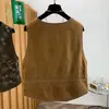 Foto real Colete bordado com pedraria pesada para mulheres 2026 Outono novo estilo Colete Outerwear tipo Xale Top de Veludo de Couro de Veado