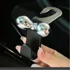 Gancho para Coche con Lazo de Dopamina Gancho Trasero de Asiento de Coche Almacenamiento en Coche Rosa Decoración de Coche para Niñas