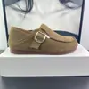 Zapatos Birkenstock Retro Bosque de Cuero Genuino para Mujer 2025 Otoño Nuevos Versátiles Cómodos Suela Suave Mocasines de Dos Usos