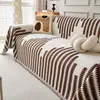 Manta de Sofá de Luxo Leve Almofada de Sofá Tecido para Capa de Sofá Branco Modelo Outono/Inverno Capa Protetora de Sofá Anti-riscos Manta para Capa de Sofá