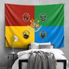 Amazon Explosiones Arte de Personalidad Color Magia Insignia Fondo Envolvente Pared Tapiz Dormitorio Mesita de Noche Tapiz Dormitorio