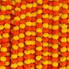 Guirlanda de Calêndula Britânica Cordão Dia dos Mortos Mexicano Decoração de Halloween Flor de Natal Guirlanda de Natal Artificial