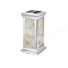 Cubo de basura de acero inoxidable imitación piedra clasificación de basura titanio Bloque Real cenicero de basura pasillo de hotel al por mayor