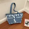 Bolsa tote de grande capacidade, novo estilo para mulheres, estampa em tela de alta qualidade, moderna e casual, exala uma vibe chique e descontraída