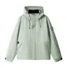 Cortavientos ligero para exteriores, nueva colección de otoño, chaqueta casual unisex con capucha, a prueba de viento e impermeable, adecuada para ropa de trabajo, y se puede personalizar con un logo