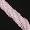 Rueda de Cristal de Cristal de 4 mm Cuentas Planas Material para Ábaco DIY Cuentas Sueltas Facetadas Coloridas Chapadas Paquete de Material para Hilo Multicolor