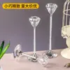 Candelabro de Cristal Varilla de Diamante Vela Aromática Lujo Accesible Cena a la Luz de Velas Boda Arreglo de Boda Manualidades Adornos