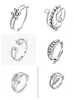 Anillo Giratorio de Plata Tailandesa para la Ansiedad Anillo para el Dedo Índice Multi-Círculo Cuentas de Transferencia Auspicioso Transferencia Moda Coreana Regalo para Novia