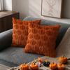 Funda de Almohada de Peluche Fantasma Calabaza de Halloween Transfronteriza Decoración Festiva para Sala de Estar Cojín para Sofá Almohada de Cama para Dormitorio