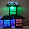 Luces LED solares para exteriores para casas pequeñas, luces para césped, luces para patio, jardín, calles, luces para palacios pequeños