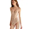 Body de encaje con abertura en la entrepierna, transparente, seductor, no se quita, atuendo sexy, lencería caliente y apasionada, ropa de dormir, lencería erótica