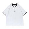 Ropa para Hombre Northern Limit Marca de Moda Americana 2025 Verano Nueva Camiseta de Manga Corta con Cuello Henley Camisa Base de Media Manga Falsa de Dos Piezas para Hombre