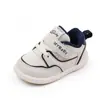 Zapatos de Bebé para Primavera y Otoño, Zapatos para Caminar Infantiles de Suela Suave con Velcro, Zapatos Funcionales Antideslizantes Transpirables para Niños, Tenis, Zapatos Adheridos en Frío