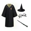 Túnica de Academia Harry Potter Disfraz para Niños Túnica Mágica Ropa Periférica Cos Capa Uniforme Escolar Halloween Performance