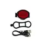 Lanterna Traseira de Bicicleta Luz Inteligente com Sensor de Freio Luz de Advertência Impermeável para Ciclismo Noturno Acessórios para Bicicleta de Montanha Esportiva ao Ar Livre