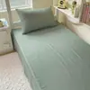 Nuevo conjunto de tres piezas de algodón puro estilo simple de dos tonos y color liso para dormitorio universitario clase A venta al por mayor
