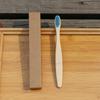 Escova de dentes de bambu de 14 cm, escova de dentes independente para crianças, cabelo macio, atacado