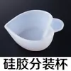 Molde de Resina de Cristal DIY Taza Mezcladora Taza Dispensadora Molde de Silicona Taza Medidora Taza Mezcladora de Resina Amapola Hecha a Mano