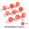 Li Natural Oro Piedra del Sol Cuentas Sueltas DIY Cuentas Hechas a Mano Naranja Piedra Lunar Cuentas Redondas Pulsera de Cristal Accesorios Mayoreo