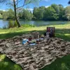 Tapete de Praia Transfronteiriço de Secagem Rápida, Repelente à Água e à Prova de Umidade, Tapete de Piquenique ao Ar Livre, Cobertor de Acampamento