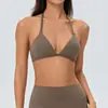 Camiseta de Yoga para Mujer con Tirantes Finos y Almohadillas Extraíbles en el Pecho, Tirantes Ajustables, Ropa Interior Deportiva Transfronteriza, Sujetador Deportivo