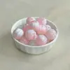 Cuentas Luminosas de Calabaza con Purpurina Fina de Dos Colores de 16 mm Hechas a Mano para Bricolaje/Cadena de Teléfono Móvil Llavero con Cuentas Accesorios para Colgar en Bolsos