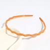 Nova tiara de cor pura estilo coreano, simples e moderna, de plástico, com onda ultrafina, tiara da moda, acessórios de cabelo versáteis para lavar o rosto