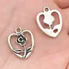 Acessórios para Joias DIY Flor Rosa Esmalte Liga Brincos Pulseira Colar Chaveiro Pingente Fabricante