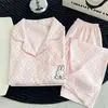 2026 Pijama de Algodón Nube para Niños, Primavera y Otoño, Dulce Diseño de Dibujos Animados para Niñas, Conjunto de Manga Larga y Pantalón Largo, Ropa de Casa para Niños