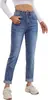 Moda Femenina de Comercio Exterior Verano 2026 Tendencia Europea y Americana Jeans Nuevos Versátiles Elegantes Pantalones Largos de Pierna Recta en Stock
