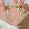 [Jardín Secreto] Pulsera Tejida de Flores de Colores Dopamina para el Viaje Diario, Viajes y Fotografía - una Pulsera Fresca y Sencilla