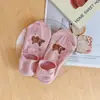 Calcetines Lindos de Dibujos Animados de Barco para Mujer, Primavera y Verano, Color Sólido, Sencillos, Versátiles, Antideslizantes, Bajos, Calcetines Cortos con Tema de Oso para Mujer