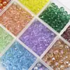Perlas de cristal de 8 mm de alta transparencia y brillo, hechas a mano, accesorios de joyería para bricolaje, cadena para teléfono móvil, pulsera, material decorativo.