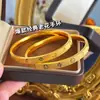Tienda de Oro Mismo Estilo Superficie de Arena Cielo Estrellado Trébol de Cuatro Hojas Pulsera Anillo Liso Sólido Pulsera Anillo de Trébol de la Suerte Regalo para Novia