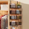 Estante de Almacenamiento para Armario, Cesta de Almacenamiento para Bolsos, Estante Lateral para Gabinete, Organizador de Ropa Interior y Ropa, Cesta Colgante para Armario