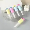 Nuevo tubo de brillo de labios con tapa colgante, herramienta dispensadora, material de empaque cosmético, tubo de brillo de labios vacío