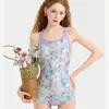 Wisteria RealmMaiô de Corrida Peça Única Feminino 2026 Novo Corte de Perna Pequena Modelo Adulto Piscina Roupa de Banho Fonte Termal