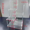 Suporte de Escada Transparente Multicamadas de Acrílico para Exibição de Figuras, Modelos, Brinquedos, Produtos de Skincare e Perfume Armazenamento em Camadas