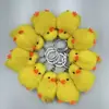 Llavero de Peluche Pato Amarillo Pequeño de Piel de Zorro Real Ins Colgante Pequeño para Bolsas de Niñas Decoración de Llaves Estilo Lindo Regalo