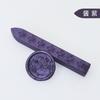 66 Barras de Cera de Colores con Patrón de Flor de Iris, Cera Selladora de Color Perlado Ecológica, Tiras Cuadradas de Cera para Diarios