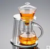 Juego de Té Semiacuático de Vidrio para Hombre Perezoso Fabricante de Té Kung Fu Tetera Taza Lámpara de Palacio Celebridad de Internet Fabricante de Té para el Hogar